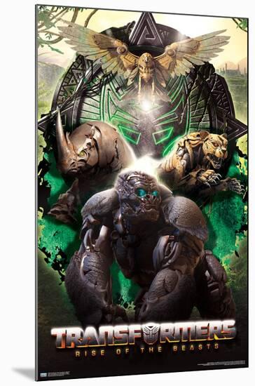 Transformers: Rise of the Beasts - Maximals-Trends International-Mounted Poster