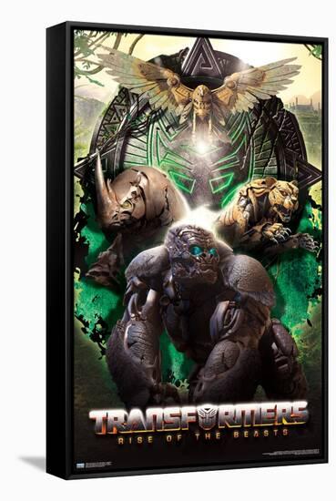 Transformers: Rise of the Beasts - Maximals-Trends International-Framed Stretched Canvas