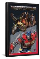 Transformers: Rise of the Beasts - Optimus Prime vs. Scourge-Trends International-Framed Poster