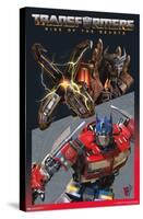 Transformers: Rise of the Beasts - Optimus Prime vs. Scourge-Trends International-Stretched Canvas