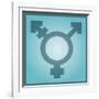 Transgender Symbol, Artwork-Stephen Wood-Framed Photographic Print