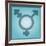 Transgender Symbol, Artwork-Stephen Wood-Framed Photographic Print