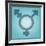 Transgender Symbol, Artwork-Stephen Wood-Framed Photographic Print