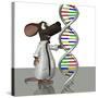 Transgenic Mouse, Conceptual Artwork-Friedrich Saurer-Stretched Canvas