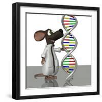 Transgenic Mouse, Conceptual Artwork-Friedrich Saurer-Framed Premium Photographic Print