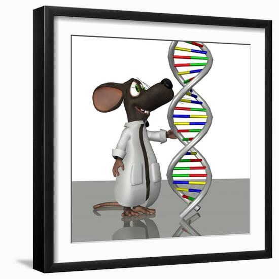 Transgenic Mouse, Conceptual Artwork-Friedrich Saurer-Framed Premium Photographic Print