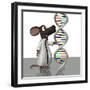 Transgenic Mouse, Conceptual Artwork-Friedrich Saurer-Framed Premium Photographic Print