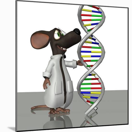 Transgenic Mouse, Conceptual Artwork-Friedrich Saurer-Mounted Premium Photographic Print