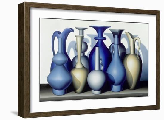 Transient Vessels in Space and Time, Cerulean, Naples-Brian Irving-Framed Giclee Print