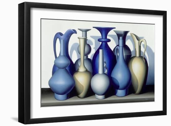 Transient Vessels in Space and Time, Cerulean, Naples-Brian Irving-Framed Giclee Print
