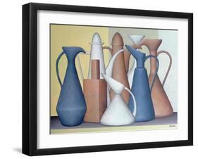 Transient Vessels in Space, Pastels-Brian Irving-Framed Giclee Print