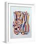 Transient Vessels Transposed, Lapis Orange-Brian Irving-Framed Giclee Print