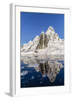 Transiting the Lemaire Channel in Heavy First Year Sea Ice, Antarctica, Polar Regions-Michael Nolan-Framed Photographic Print