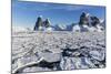 Transiting the Lemaire Channel in Heavy First Year Sea Ice, Antarctica, Polar Regions-Michael Nolan-Mounted Photographic Print