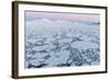 Transiting the Lemaire Channel in Heavy First Year Sea Ice, Antarctica, Polar Regions-Michael Nolan-Framed Photographic Print