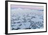 Transiting the Lemaire Channel in Heavy First Year Sea Ice, Antarctica, Polar Regions-Michael Nolan-Framed Photographic Print