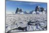 Transiting the Lemaire Channel in Heavy First Year Sea Ice, Antarctica, Polar Regions-Michael Nolan-Mounted Photographic Print