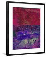 Transition V-Ricki Mountain-Framed Art Print