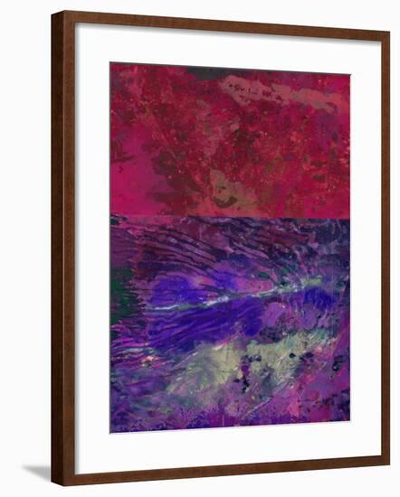 Transition V-Ricki Mountain-Framed Art Print