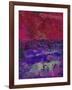 Transition V-Ricki Mountain-Framed Art Print