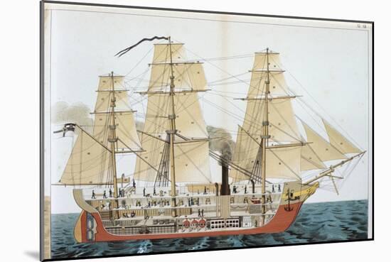 Transitional Ship, 1886-null-Mounted Giclee Print