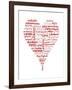 Translation of Love (white)-Tenisha Proctor-Framed Art Print