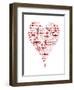 Translation of Love (white)-Tenisha Proctor-Framed Art Print