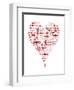 Translation of Love (white)-Tenisha Proctor-Framed Art Print