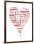 Translation of Love (white)-Tenisha Proctor-Framed Art Print