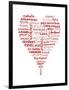 Translation of Love (white)-Tenisha Proctor-Framed Art Print