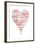 Translation of Love (white)-Tenisha Proctor-Framed Art Print