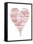 Translation of Love (white)-Tenisha Proctor-Framed Stretched Canvas