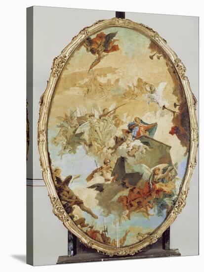 Translation of the Holy House from Nazareth to Loreto-Giovanni Battista Tiepolo-Stretched Canvas