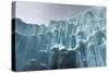 Translucent Blue Icicles in a Frozen Ice Wall-Felix Lipov-Stretched Canvas