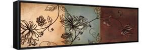 Translucent Garden (with Teal) I-Lanie Loreth-Framed Stretched Canvas