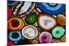 Translucent Mosaic Made with Slices of Agate Stone-Natali Glado-Mounted Photographic Print