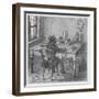 Transmitting a message, 1894-Unknown-Framed Giclee Print