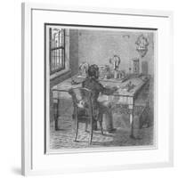 Transmitting a message, 1894-Unknown-Framed Giclee Print