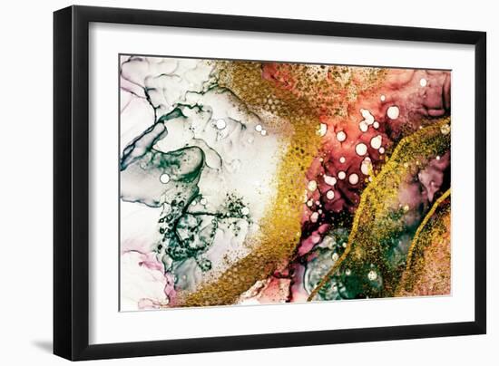Transparent Creativity. Abstract Clouds -Art. Masterpiece of Designing Art. Inspired by the Sky, As-CARACOLLA-Framed Art Print