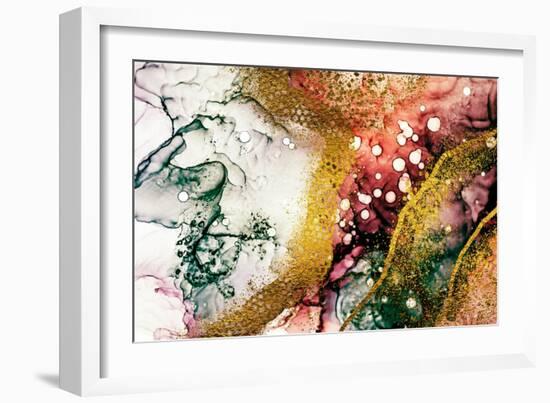 Transparent Creativity. Abstract Clouds -Art. Masterpiece of Designing Art. Inspired by the Sky, As-CARACOLLA-Framed Art Print