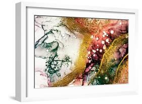 Transparent Creativity. Abstract Clouds -Art. Masterpiece of Designing Art. Inspired by the Sky, As-CARACOLLA-Framed Art Print