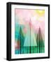 Transparent Forest-artplay-Framed Art Print