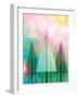 Transparent Forest-artplay-Framed Art Print