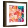 Transparent Orange Pink Blue-null-Framed Art Print