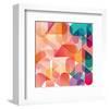 Transparent Orange Pink Blue-null-Framed Art Print