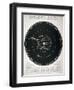 Transparent Solar System, Educational Plate, C1857-null-Framed Premium Giclee Print