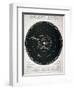 Transparent Solar System, Educational Plate, C1857-null-Framed Premium Giclee Print