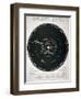 Transparent Solar System, Educational Plate, C1857-null-Framed Giclee Print