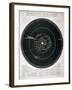 Transparent Solar System, Educational Plate, C1857-null-Framed Giclee Print