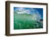 Transparent Wave-N. Stradbroke Island, Queensland, Australia-Mark A Johnson-Framed Photographic Print